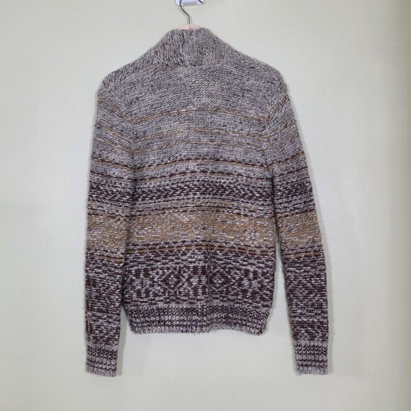 Wilfred Free Cardigan Women S Multi Marled Chunky Knit Wool Blend Buttons Pocket - Picture 14 of 14